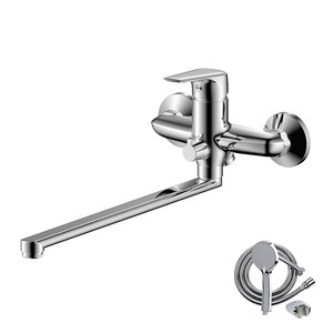 Изображение товара Смеситель для ванны и душа Olive's Evora 33221EV, с душевым гарнитуром, хром