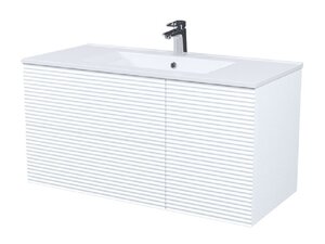 Изображение товара Тумба с раковиной Iddis Bild BIL10W0i95K, 100 см, подвесная, белый