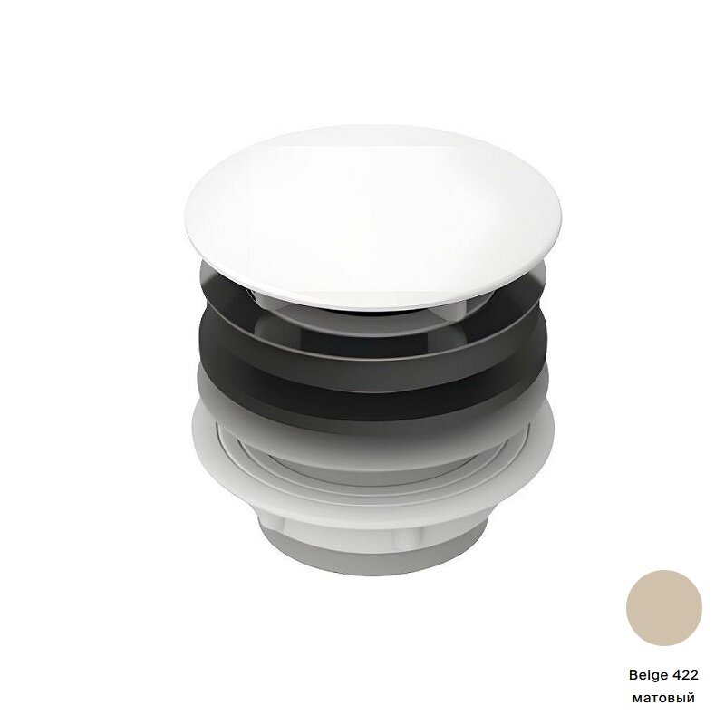 Изображение товара Донный клапан для раковины Bette B580-422 неперекрываемый цвет Beige