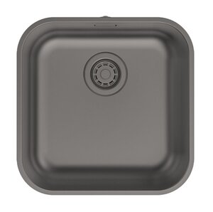 Изображение товара Мойка кухонная Iddis Mate MAT44GMi77, 44.6 см, нержавеющая сталь, графит матовый