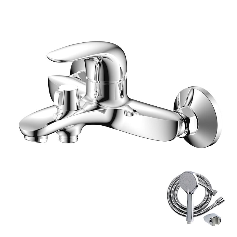 Изображение товара Смеситель для ванны и душа Olive's Castilla 07201CS хром с душевым гарнитуром