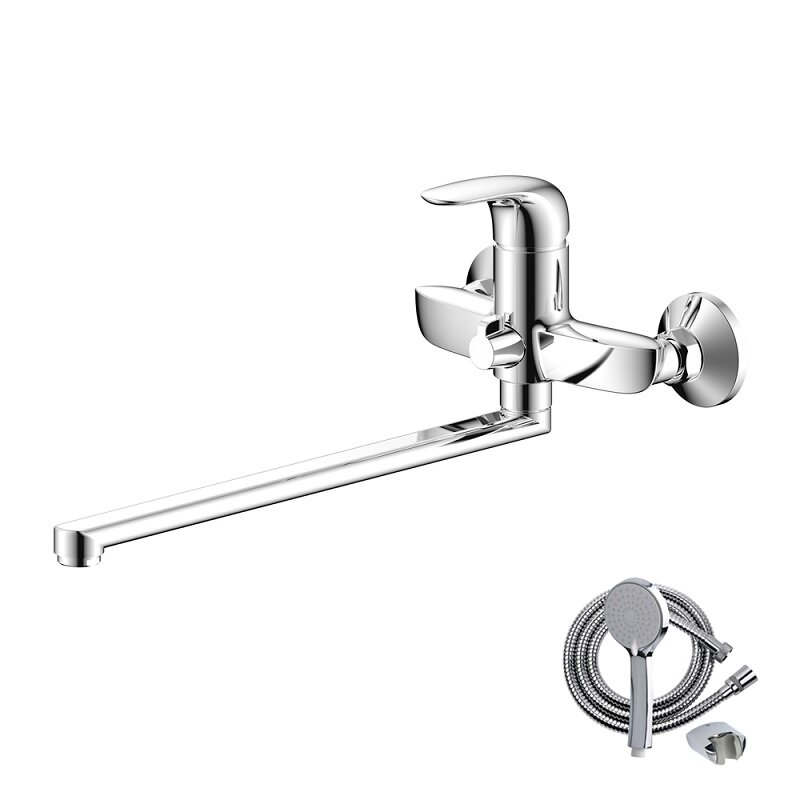 Изображение товара Смеситель для ванны и душа Olive's Castilla 07221CS, с душевым гарнитуром, хром