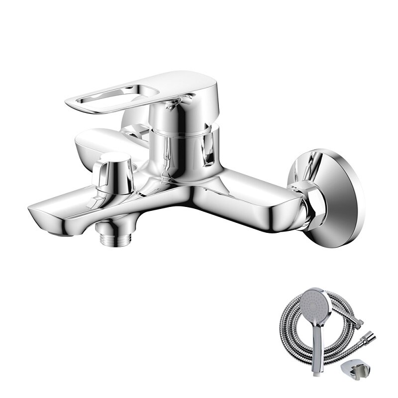 Изображение товара Смеситель для ванны и душа Olive's Artis 06201AT с душевым гарнитуром хром