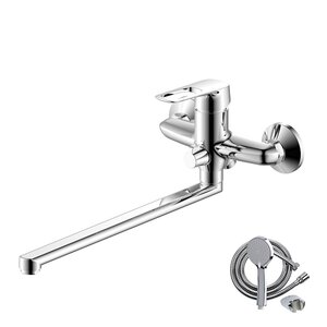 Изображение товара Смеситель для ванны и душа Olive's Artis 06221AT, с душевым гарнитуром, хром