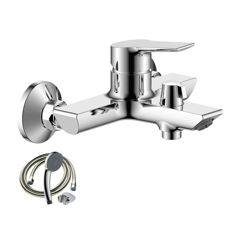 Изображение товара Смеситель для ванны и душа Olive's Sevilla 20201SV, с душевым гарнитуром, хром