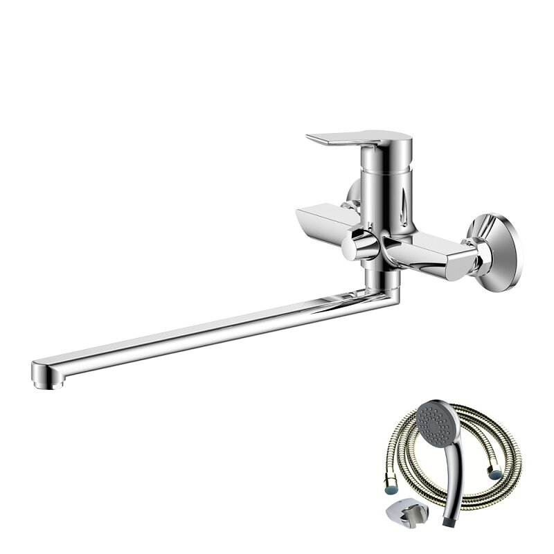 Изображение товара Смеситель для ванны и душа Olive's Sevilla 20221SV хром с душевым гарнитуром