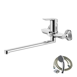 Изображение товара Смеситель для ванны и душа Olive's Sevilla 20221SV, с душевым гарнитуром, хром