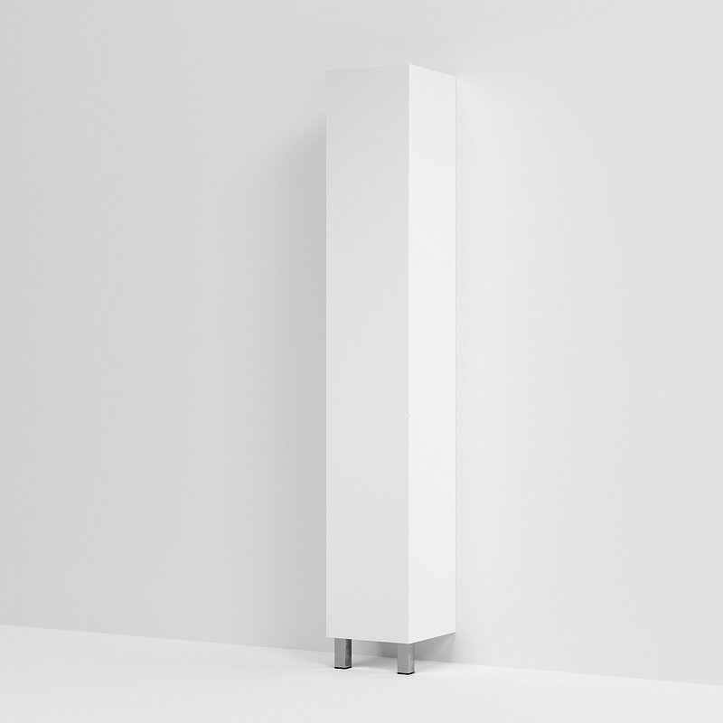 Изображение товара Напольный пенал Am.Pm Gem 30x32x190 см с системой Soft-Close и Push to Open, белый