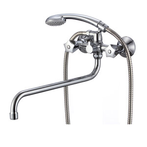 Изображение товара Смеситель для ванны и душа Olive's Catalona 23241CT, с душевым гарнитуром, хром