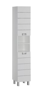 Изображение товара Пенал Aquanet Доминика 35 - напольный с 2 дверьми белый мебель для ванной