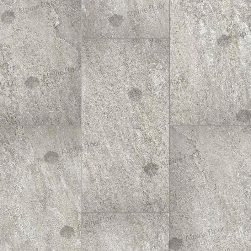 Изображение товара Виниловый пол LVT Alpine Floor Light Stone ECO-15-15, плитка 30 х 60 см, декор Шеффилд, клеевая, серая, 2.5 мм