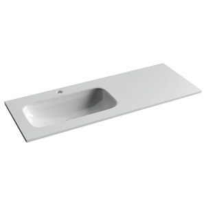 Изображение товара Раковина Ceramicanova Grace CN7020 встраиваемая, 121 х 45.7 см, левая, белый, сантехфарфор