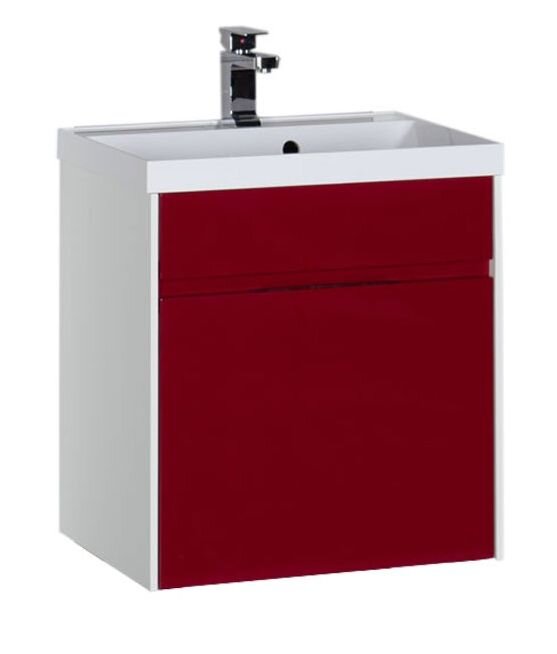 Изображение товара Тумба под раковину Aquanet Латина 60 (1 ящик) 00179936, цвет фасада бордо Изображение товара Тумба под раковину Aquanet Латина 60 (1 ящик) 00179936, цвет фасада бордо