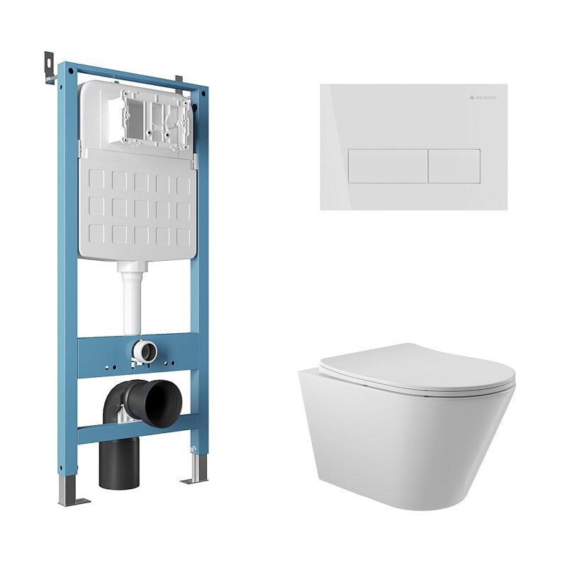 Изображение товара Унитаз Aqueduto AQDS206 с инсталляцией и микролифтом