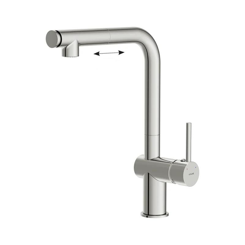 Изображение товара Смеситель Cersanit Flavis 64843 с выдвижным изливом, хром