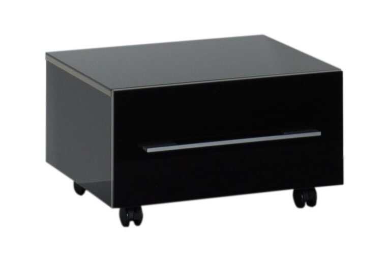 Изображение товара Тумба Aquanet Нота 75 подкатная черный для ванной комнаты