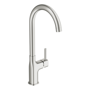 Изображение товара Смеситель кухонный Cersanit Elio 64863 хром однорычажный поворотный