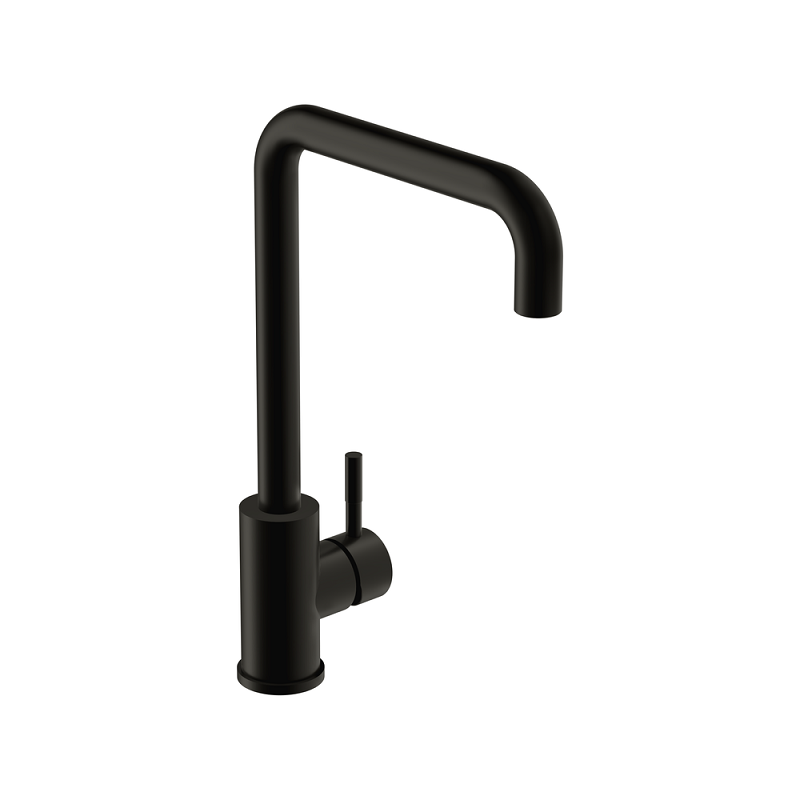 Изображение товара Смеситель для кухонной мойки Cersanit Como 68246, цвет черный матовый