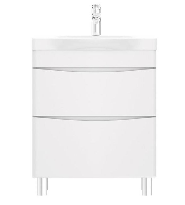 Изображение товара Тумба с раковиной Am.Pm Like M80-FSX0652-WC0652, 65 см, напольная, белая