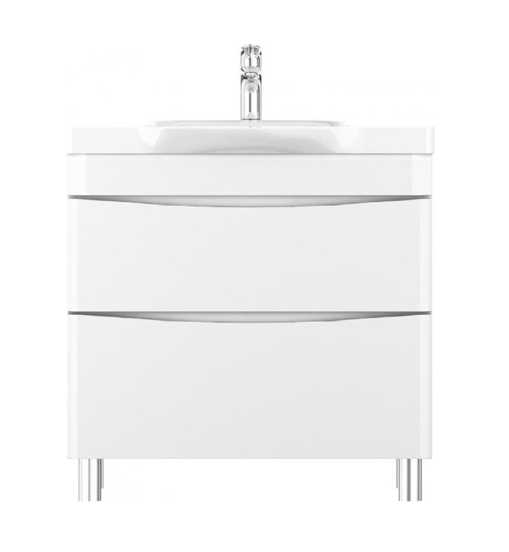 Изображение товара Тумба с раковиной Am.Pm Like M80-FSX0802-WC0802, 80 см, напольная, белая