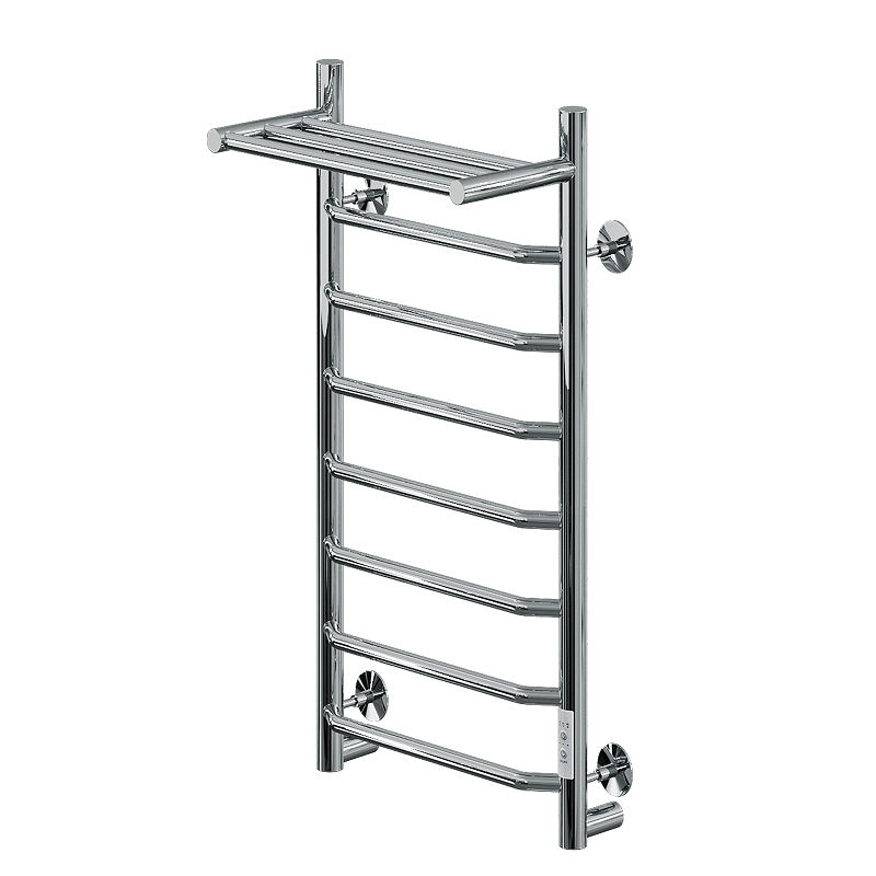 Изображение товара Полотенцесушитель электрический Comfysan Scola EC-8 80/40 016920, ширина 40 см, высота 80 см, с полкой, диммер справа, хром