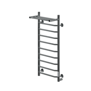 Изображение товара Полотенцесушитель электрический Comfysan Scola EC-10 100/40 016685, ширина 40 см, высота 100 см, с полкой, диммер справа, хром