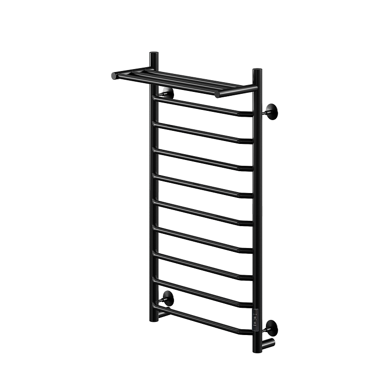 Изображение товара Электрический полотенцесушитель Comfysan Scola EC-10 100/50 с полкой черный матовый