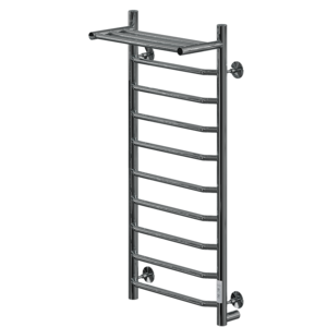 Изображение товара Полотенцесушитель электрический Comfysan Scola EC-10 100/50 016746, ширина 50 см, высота 100 см, с полкой, диммер справа, хром