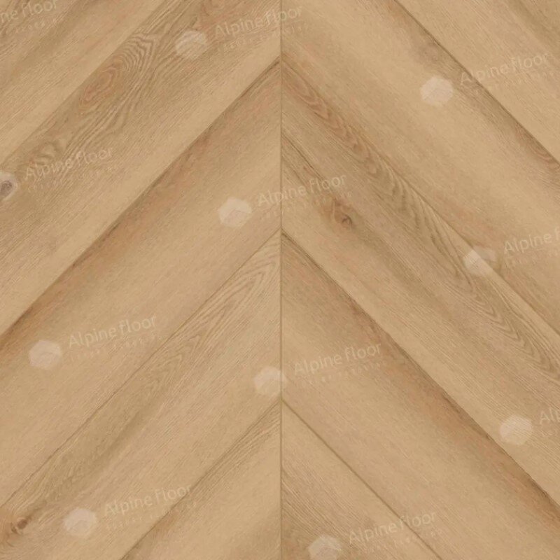 Изображение товара Виниловый ламинат Alpine Floor Chevron Alpine SPC 12.7 х 60 см Дуб Camercet