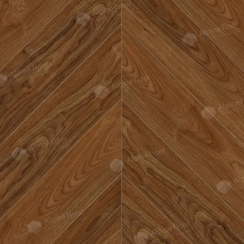 Изображение товара Виниловый ламинат Alpine Floor Chevron SPC ECO 5 мм дуб Нойер укладка елочка