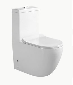 Изображение товара Унитаз моноблок Stella Polar Севилья KN6299000, SP-00001851, крышка-сиденье микролифт, белый Изображение товара Унитаз моноблок Stella Polar Севилья KN6299000, SP-00001851, крышка-сиденье микролифт, белый