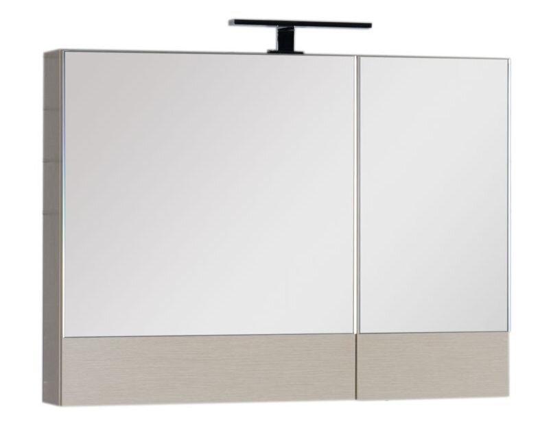 Изображение товара Зеркало-шкаф Aquanet Нота 90 (камерино) 00158858, цвет светлый дуб