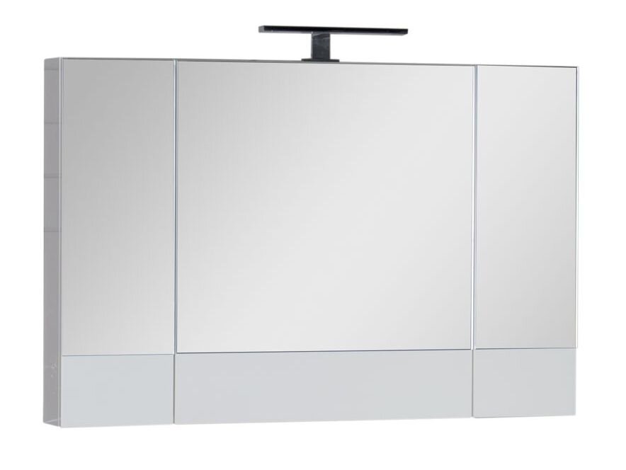 Изображение товара Зеркало-шкаф Aquanet Нота 100 с распашными дверцами белый для ванной Россия