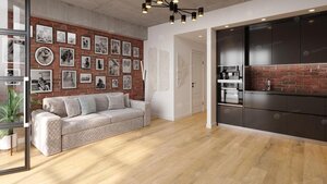 Изображение товара Виниловый ламинат SPC Alpine Floor Premium XL ЕСО 7-16 8 мм замковый декор Дуб медовый