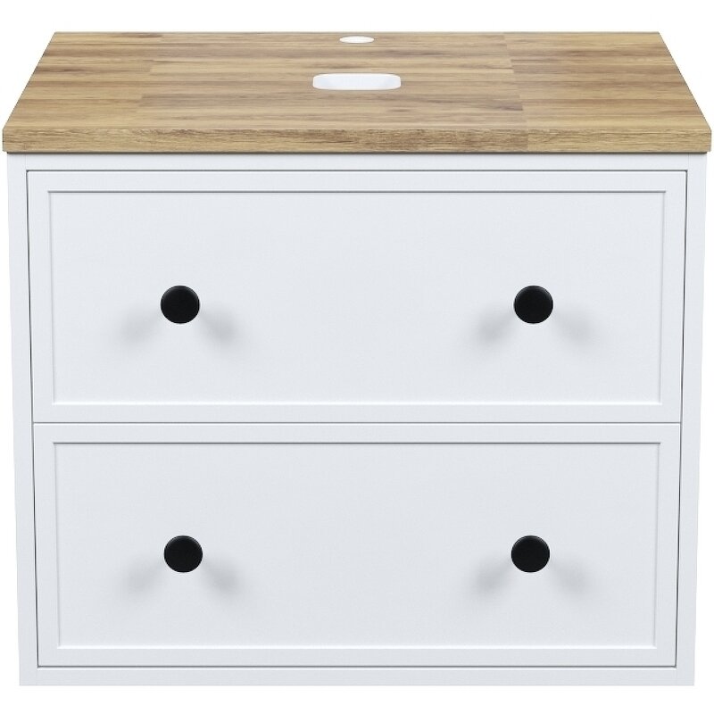 Изображение товара Подвесная тумба под раковину Iddis Torr TOR60WBi95K 60 см с столешницей из дуба