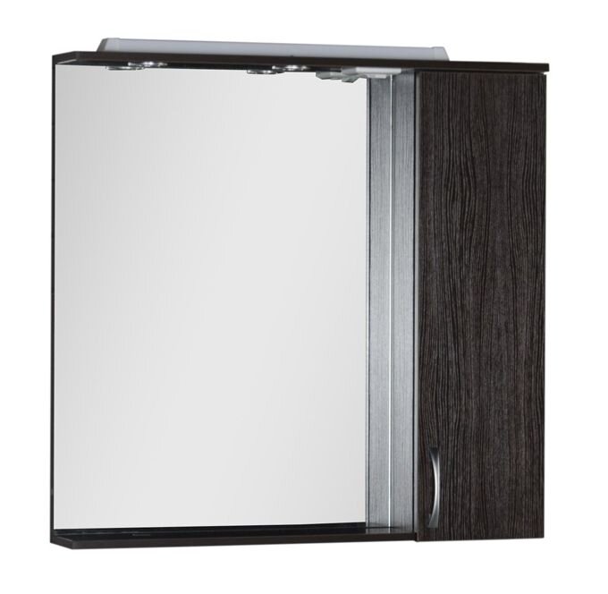 Изображение товара Зеркало-шкаф Aquanet Донна 90 00169179 с подсветкой цвет венге