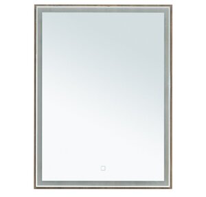 Изображение товара Зеркало Aquanet Nova Lite 60 см, с подсветкой, кайма дуб рустикальный, 00249510 (выставочный образец, отсутствует упаковка)