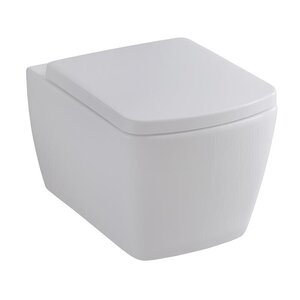 Изображение товара Подвесной унитаз Allen Brau Liberty 4.33004.20 безободковый, белый, крышка микролифт 4.33006.20 (выставочный образец, отсутствует упаковка)