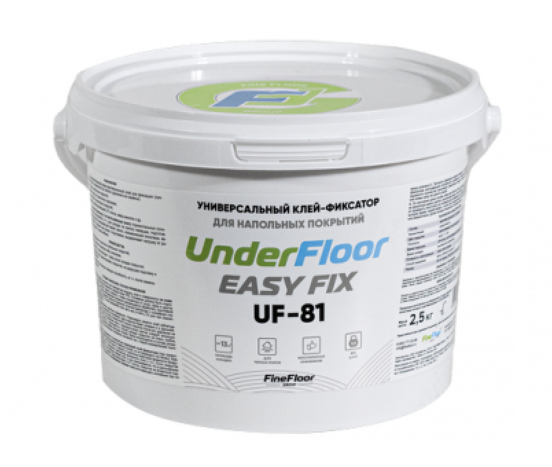 Изображение товара Универсальный клей-фиксатор Underfloor Easy Fix UF 81, 2.5 кг для напольных покрытий