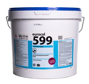 Изображение товара Многофункциональный водно-дисперсионный клей Forbo Eurocol 599 EUROSAFE 20 кг для напольных покрыти