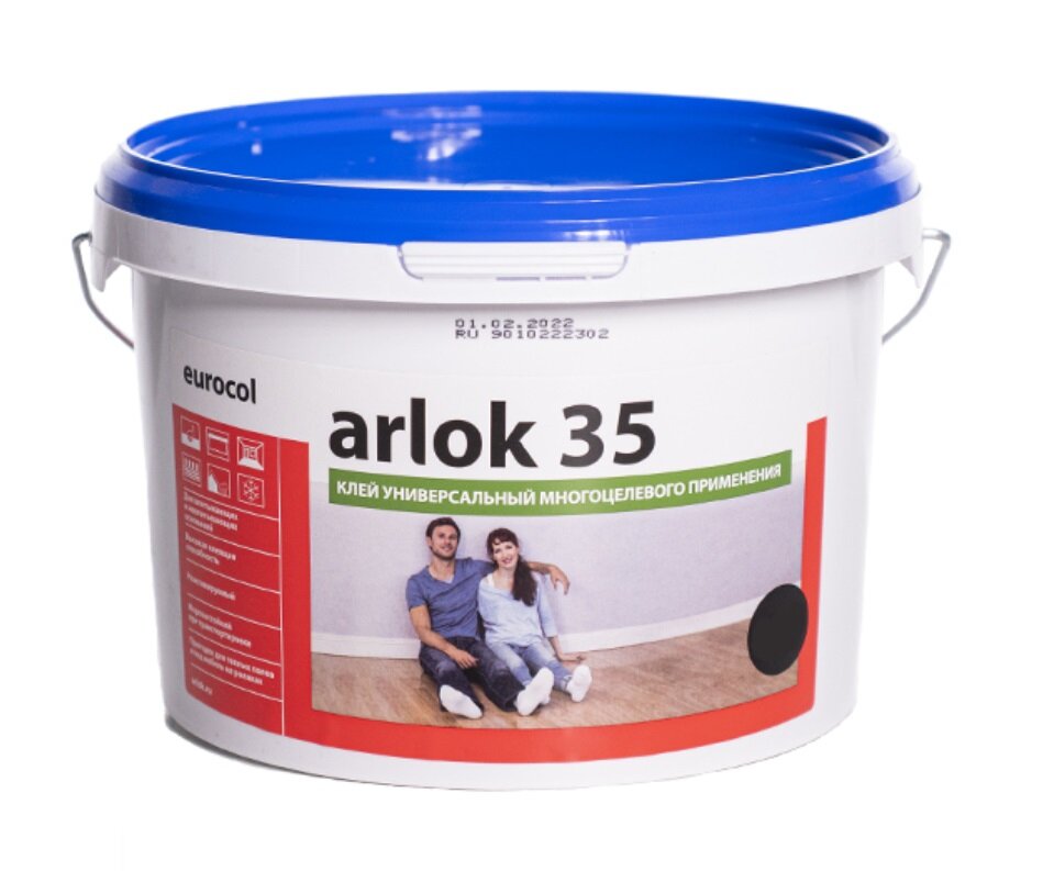 Изображение товара Универсальный клей для ПВХ ARLOK35, 3.5 кг для напольных покрытий