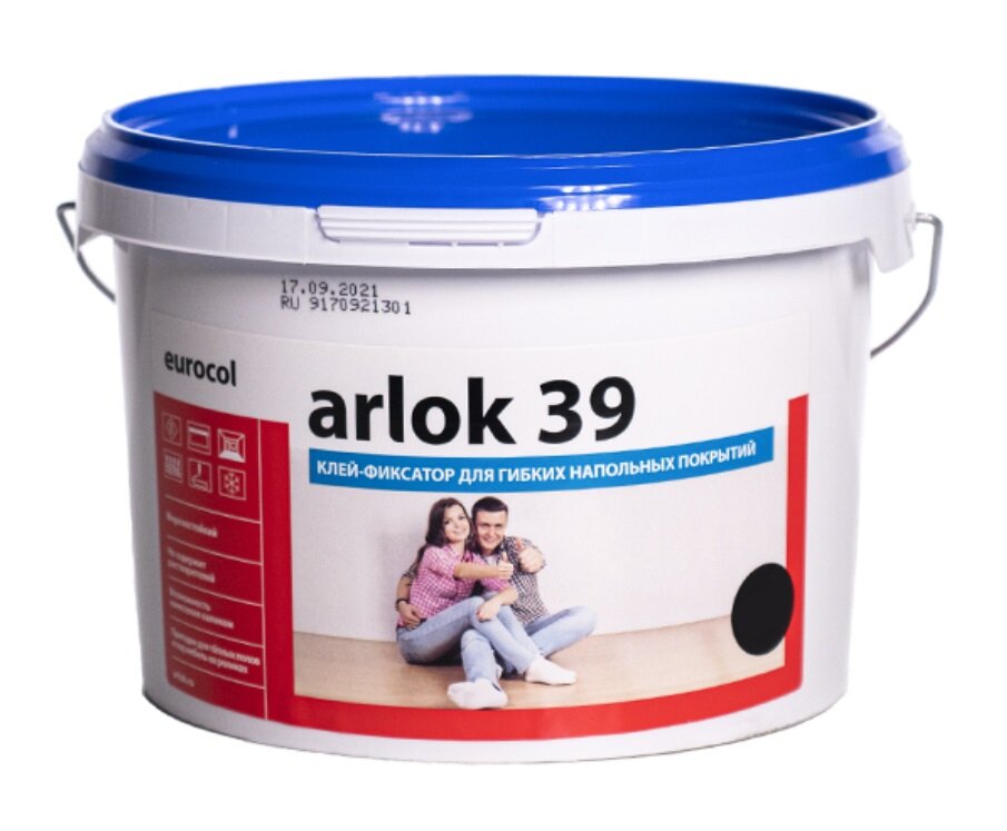 Изображение товара Универсальный клей-фиксатор ARLOK39, 3 кг для гибких напольных покрытий