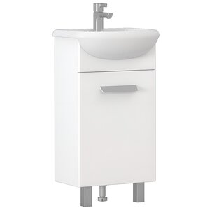 Изображение товара Тумба под раковину Vigo Hoska 450-1-0, 227, 45 см, напольная, белая