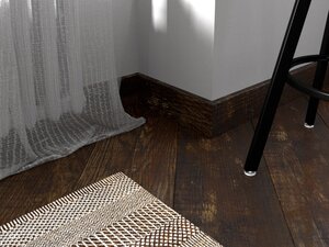 Изображение товара Виниловый плинтус Fine Floor FF-1585/1485 240x6 см дуб Окленд