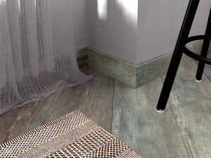 Изображение товара Плинтус Fine Floor FF-1518/1418, 240 x 6 см, Дуб Этна