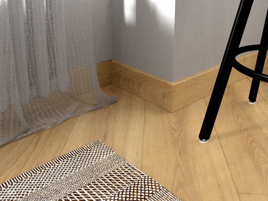 Изображение товара Виниловый плинтус Fine Floor FF-1509/1409 2400x60 мм бежевый