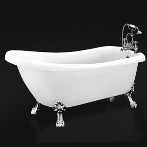 Изображение товара Акриловая ванна BelBagno BB20-1700 170х75 см белая отдельностоящая Изображение товара Акриловая ванна BelBagno BB20-1700 170х75 см белая отдельностоящая