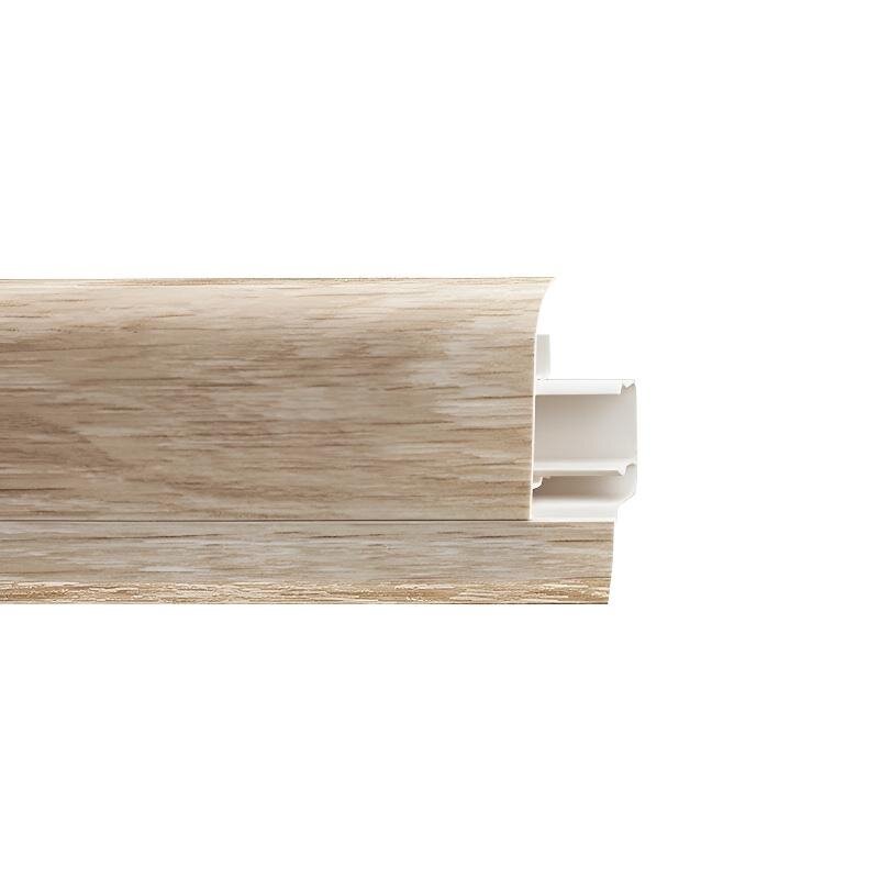 Изображение товара Плинтус Arbiton LM60-77 2500 мм Песчаный дуб ПВХ для пола кабель-канал