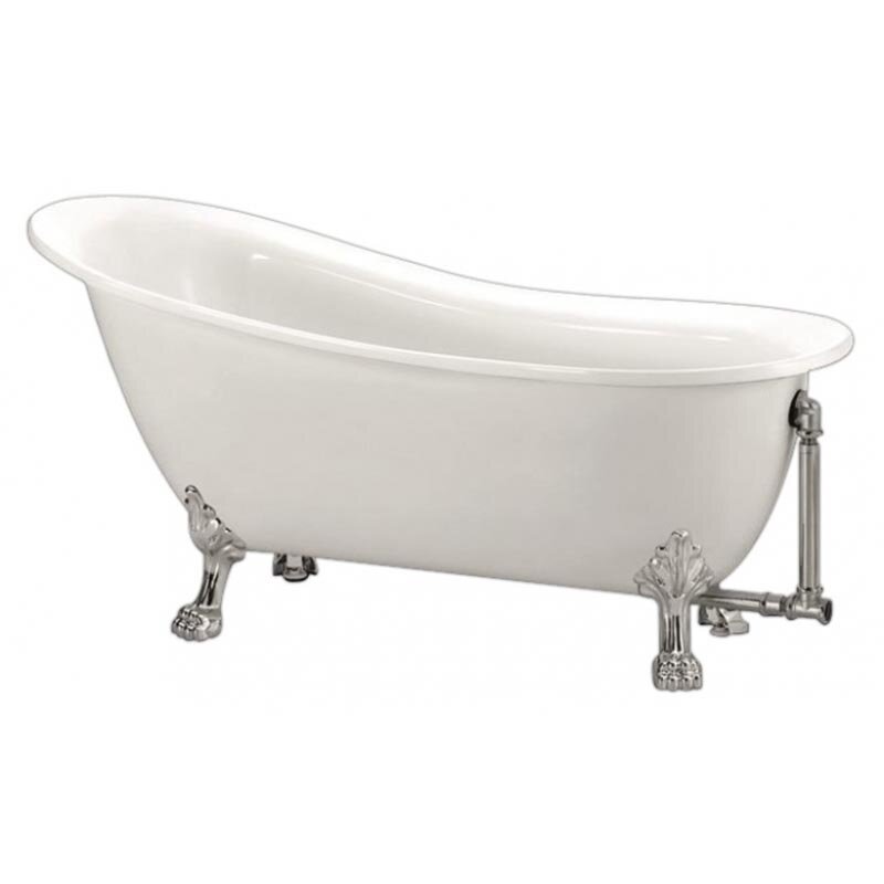 Изображение товара Акриловая ванна BelBagno 170х75 см, отдельностоящая, круглая, белая, премиум дизайн