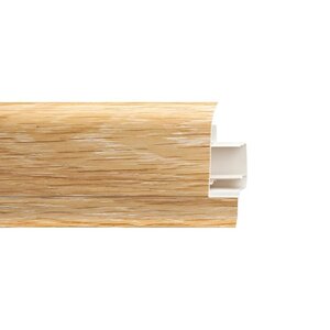 Изображение товара Плинтус ПВХ Arbiton LM60-70 2500 мм бежевый декор под дерево